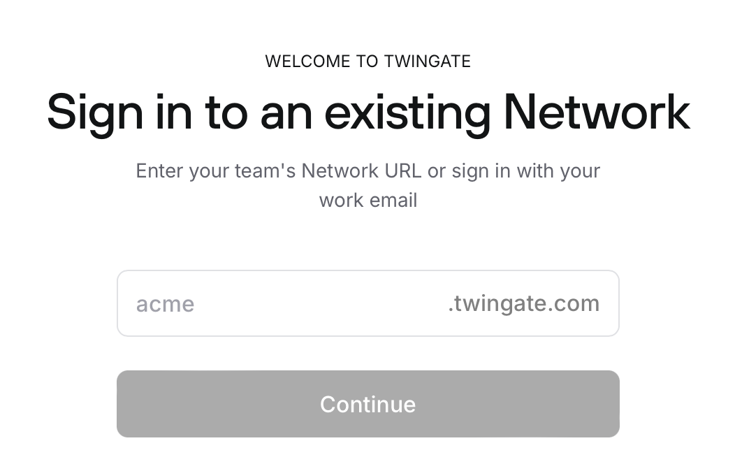 Twingate Remote Network